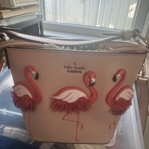 Kate Spade Pink Flamingo Crossbody Bag